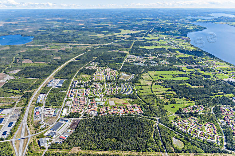 drönarbilder, drönarfoto, E14, flygbild, flygbilder, Flygfoto, flygfoton, Jämtland, städer, Torvalla, Östersund