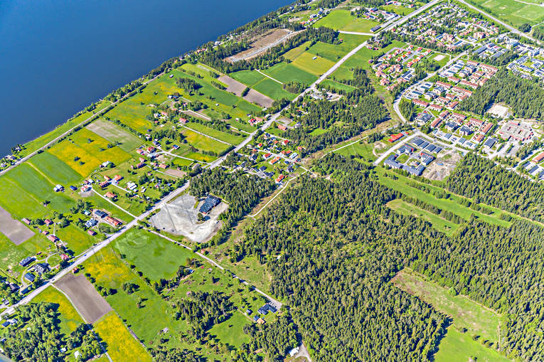 Torvalla Östersund Flygfoto drönarbilder, drönarfoto, flygbild, flygbilder, Flygfoto, flygfoton, Jämtland, Odensala, sommar, städer, Torvalla, Östersund