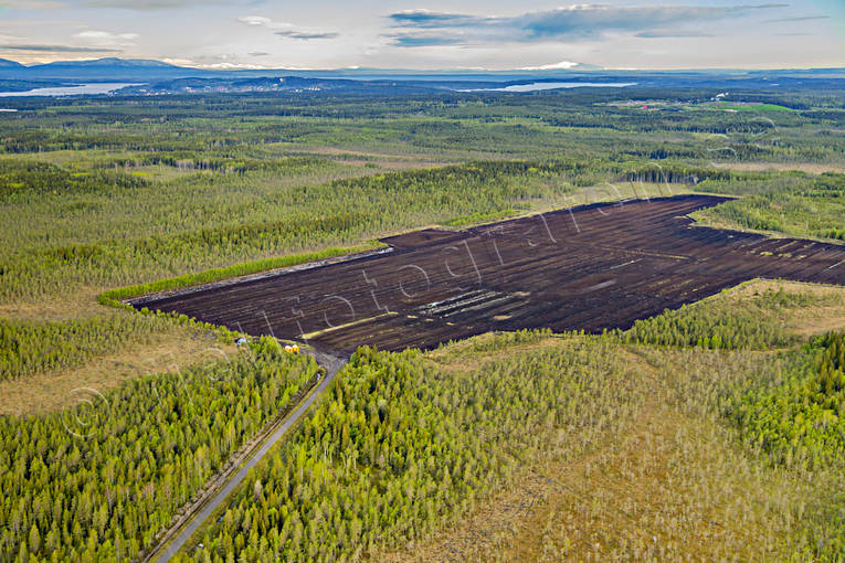 drnarbild, drnarbilder, drnarfoto, flygbild, flygbilder, Flygfoto, flygfoton, Jmtland, milj, natur, sommar, torvbrytning, torvtckt