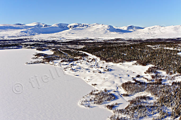 drnarbilder, drnarfoto, flygbild, flygbilder, Flygfoto, flygfoton, Hrjedalen, Landskap, Lunndrrsfjllen, Tosssen, Tossssjn, vinter