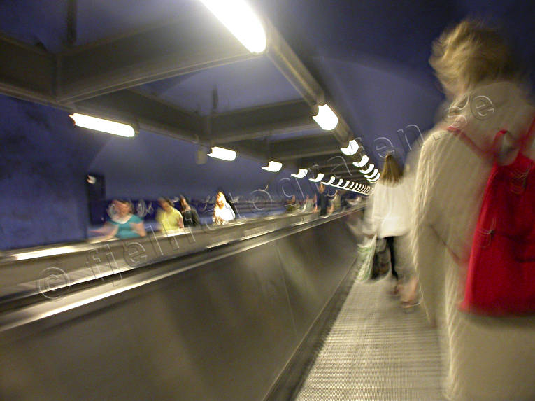 kultur, nutid, rulltrappa, Stockholm, t-bana, tunnelbana