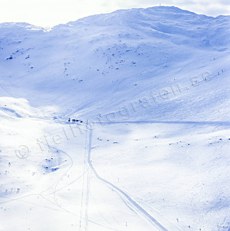 Tväråvalvet Åreskutan drönarbilder, drönarfoto, fjäll, flygbild, flygbilder, Flygfoto, flygfoton, Jämtland, Landskap, toppen, Tväråvalvet, vinter, Åreskutan