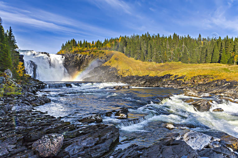 Tännforsen höst fors, höst, höstfärger, höstlöv, Jämtland, Landskap, Sevärdheter, Tännforsen, vatten, vattendrag, vattenfall
