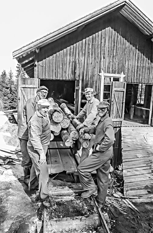 Vattendriven såg Vålbacken andelsägd, anläggningar, arbete, Jämtland, skogsbruk, såg, sågverk, vattendriven, vattenkraft, Vålbacken
