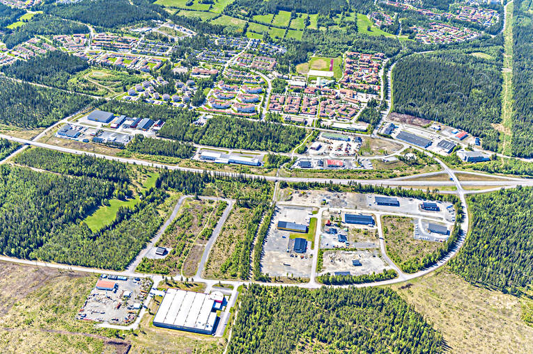 drnarbilder, drnarfoto, flygbild, flygbilder, Flygfoto, flygfoton, Jmtland, sommar, stder, Verksmon, stersund