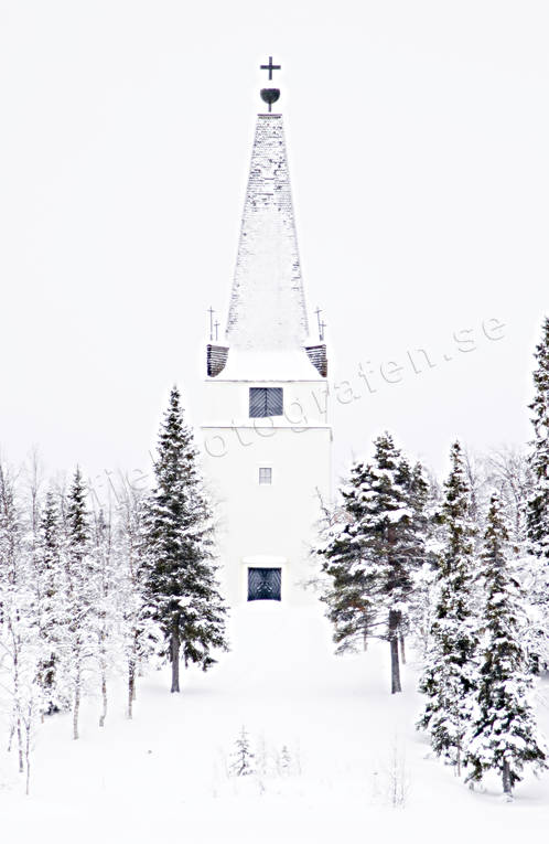 Viktoriakyrkan i vinterskrud byggnader, kyrka, kyrkor, lappland, skog, Viktoriakyrkan, vildmark, ödemark