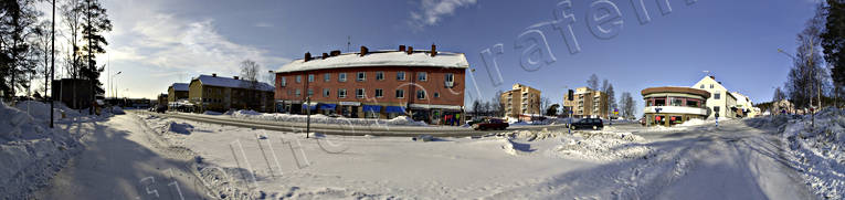 centrum, lappland, panorama, panoramabilder, samhlle, samhllen, Vilhelmina