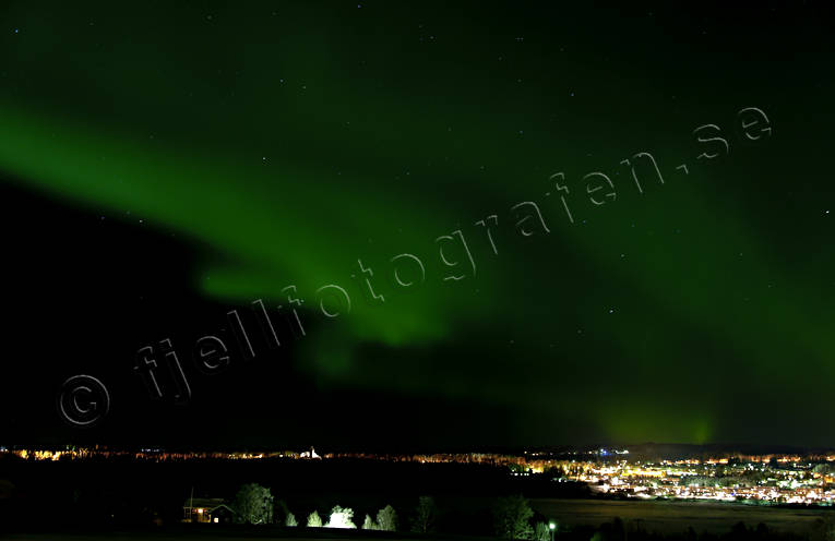 Brunflo, himlafenomen, himmel, Jmtland, natt, natur, norrsken, polarnatt, polarsken, vinter