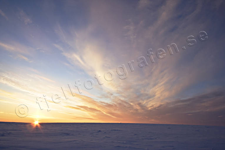 Landskap, lappland, vinter, rstid, rstider