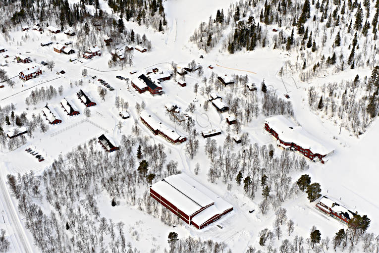 Vålådalens Fjällstation anläggningar, drönarbilder, drönarfoto, flygbild, flygbilder, Flygfoto, flygfoton, Jämtland, Landskap, vinter, Vålådalens Fjällstation