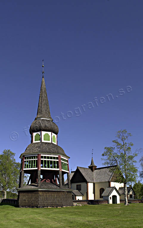 byar, Gamla kyrkan, Hrjedalen, klockstapel, kyrka, kyrkan, kyrkor, samhllen, lvros