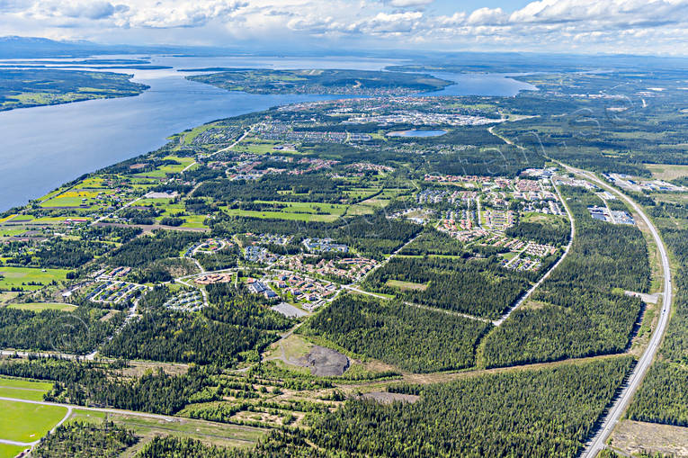 Bjrndrolet, drnarbilder, drnarfoto, E14, flygbild, flygbilder, Flygfoto, flygfoton, Frsn, Jmtland, stder, Torvalla, ngsmon, stersund