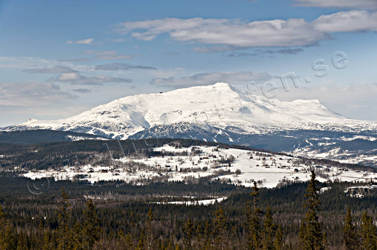 Edssen, fjll, Jmtland, Landskap, natur, vinter, reskutan