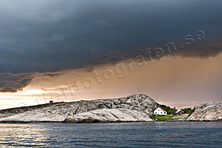 Bohusln, cb-moln, cumulunimbusmoln, hav, himmel, kust, Landskap, moln, natur, solnedgng, sommar, rstider, ska, skmoln, skvder