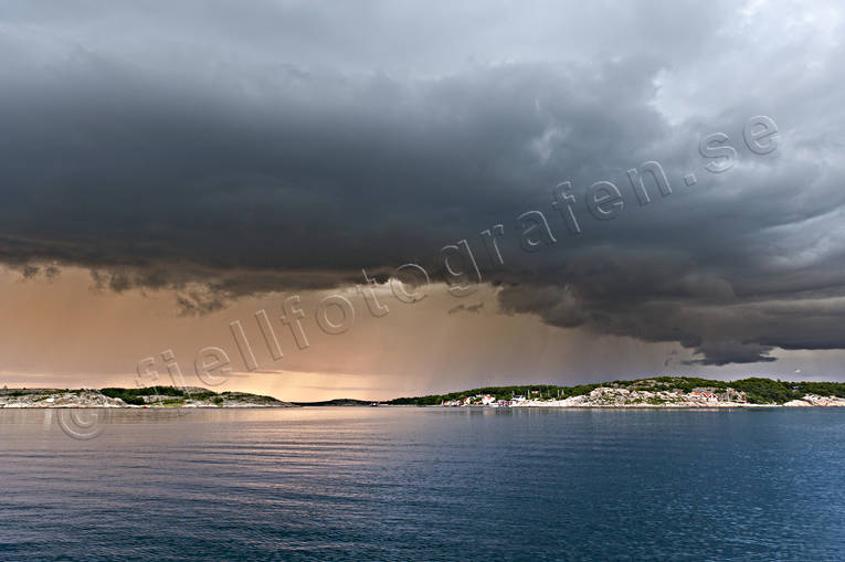 Bohusln, cb-moln, cumulunimbusmoln, hav, himmel, kust, Landskap, moln, natur, Res, solnedgng, sommar, rstider, ska, skmoln, skvder