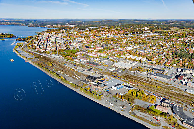 bangrd, bangrdsomrdet, drnarbilder, drnarfoto, flygbild, flygbilder, Flygfoto, flygfoton, hst, industriomrde, Jmtland, jrnvg, Storsj Strand, strand, stder, stersund