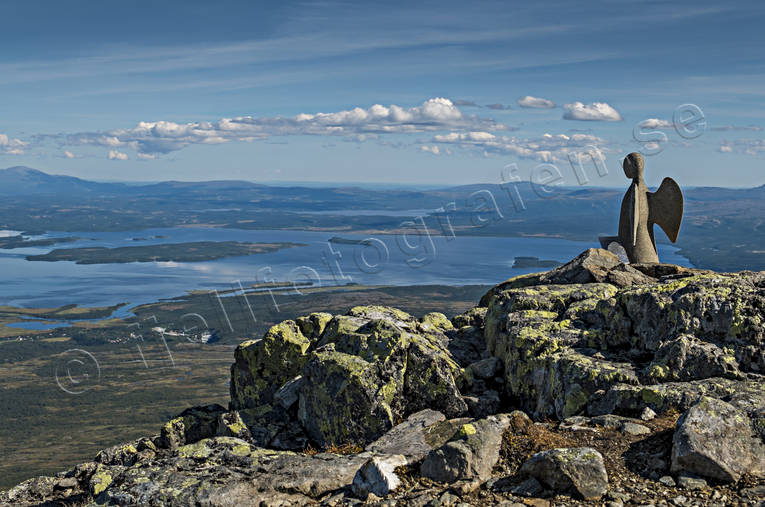 Ängeln på Storsnasen betongängel, fjäll, fjällandskap, fjällen, fjälltopp, högfjäll, Jämtland, Landskap, Lehna Edwall, natur, Snasahögarna, Snasen, staty, Storsnasen, topp, toppröse, utsikt, vy, Ånnsjön, ängel