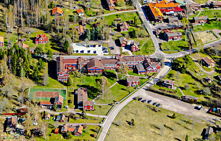 Åkerblads Tällberg Flygfoto Dalarna, drönarbilder, drönarfoto, flygbild, flygbilder, Flygfoto, flygfoton, gästgiveri, hotell, samhällen, Tällberg, vår, Åkerblads