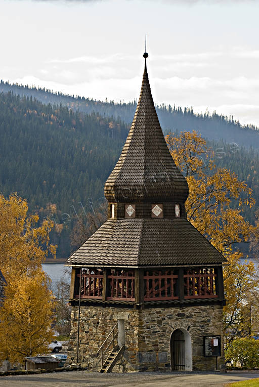Åre kyrka, höst byggnader, höst, höstfärger, Jämtland, klockstapel, kyrka, kyrkor, riven, samhällen, torn, Åre