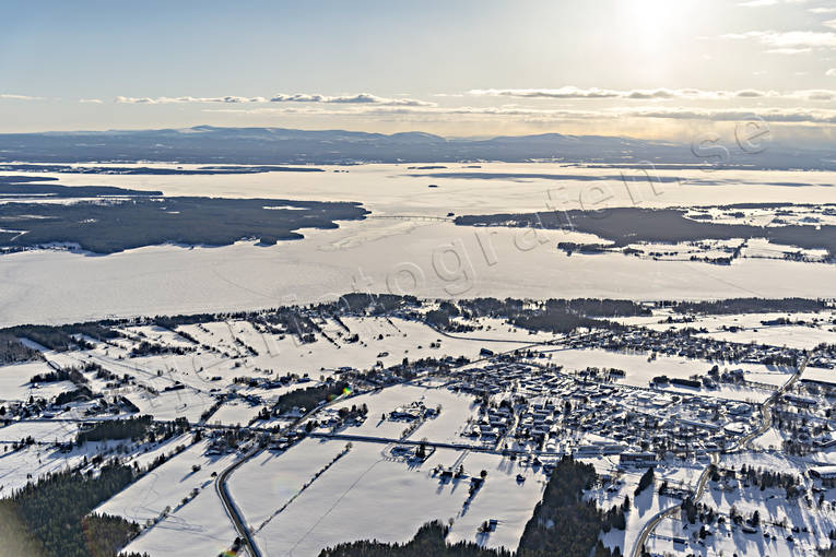 Ås Storsjön Oviksfjällen drönarbilder, drönarfoto, flygbild, flygbilder, Flygfoto, flygfoton, Jämtland, samhällen, Storsjön, vinter, Ås