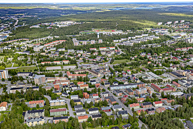 Örnsköldsvik Flygplats drönarbild, drönarbilder, drönarfoto, flygbild, flygbilder, Flygfoto, flygfoton, samhällen, sommar, Ångermanland, Örnsköldsvik