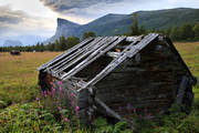 Aktse, fjll, fjlltopp, lada, landskap, Laponia, lappland, Skerfe, Skierfe, sommar