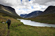 Alkavagge, fjll, fjllen, fjlltopp, fjlltoppar, hgfjll, landskap, Laponia, lappland, sarek, Sarek nationalpark, Sarekfjll, sommar