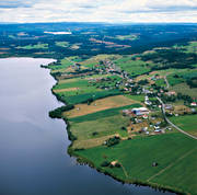Alsen, Alsensjn, by, byar, drnarbilder, drnarfoto, flygbild, flygbilder, flygfoto, flygfoton, Jmtland, kyrka, kyrkan, kyrkor, samhllen