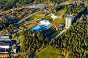 Arctura, drnarbilder, drnarfoto, flygbild, flygbilder, flygfoto, flygfoton, hst, Jmtland, Skidstadion, snkanoner, sntillverkning, stder, stersund