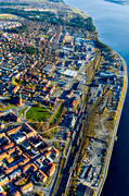 bangrd, bangrdsomrdet, drnarbilder, drnarfoto, flygbild, flygbilder, flygfoto, flygfoton, hst, industriomrde, Jmtland, jrnvg, Storsj Strand, strand, stder, stersund