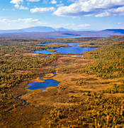 Bargajaure, Bjeljautjkk, drnarbilder, drnarfoto, fjllbilder, fjllen, flygbild, flygbilder, flygfoto, flygfoton, hst, hstfrger, landskap, lappland, myrar, myromrde, nationalparker, Pieljekaise, vattendelare, Vuoleb Tjallasjaure