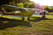 allm�nflyg, Bellanca Citabria, flyg, flygplan, f�rsommar, kommunikationer, kv�ll, luftfart, Piper Cub, sportflyg, �nge flygplats