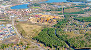 Dalarna, drnarbilder, drnarfoto, Falu gruva, Falu koppargruva, Falun, flygbild, flygbilder, flygfoto, flygfoton, Gamla Bergsdammen, gruva, gruvan, gruvomrde, Stora Stten, stder, vr