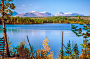 Bjrnsjn, fjll, Hrjedalen, hst, hstfrger, landskap, Lill-Lunndrren, Lunndrrsfjllen, rstider