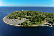 Bjurklubb, Bjurklubbs Naturreservat, Bottenviken, drnarbilder, drnarfoto, Ekoberget, flygbild, flygbilder, flygfoto, flygfoton, Hggen, hst, Klubberget, Klubbsvaget, landskap, lotsplats, sjrddningsstation, Vsterbotten, stersjn