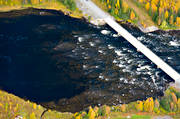 Bodsjsundet, drnarbilder, drnarfoto, flygbild, flygbilder, flygfoto, flygfoton, hst, Jmtland, vattendrag, relven, lvar