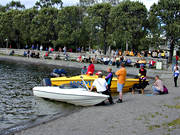Badhusparken, btar, bthamnen, hamnen, Jmtland, park, sommar, stersund