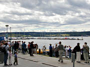 Badhusparken, bthamnen, hamnen, Jmtland, park, sommar, stersund