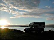 biltrafik, camper, campers, camping, husbil, kommunikationer, landfart, semester, Torne Trsk, vildmark