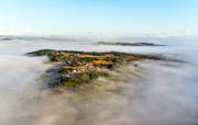 byar, dimma, dimman, drnarbilder, drnarfoto, flygbild, flygbilder, flygfoto, flygfoton, Jmtland, Kaxs, landskap, lttar, morgon, Offerdal, Ster, vr