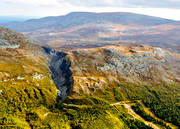 Drommen, Dromskran, drnarbilder, drnarfoto, fjllen, flygbild, flygbilder, flygfoto, flygfoton, Hglekardalen, Islvskanjon, Jmtland, landskap, Oviksfjllen, Skanderna