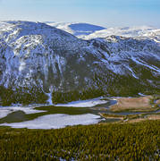 Bydalen, Drommen, Dromskran, drnarbild, drnarbilder, drnarfoto, fjll, flygbild, flygbilder, flygfoto, flygfoton, geologi, Hglekardalen, Jmtland, landskap, Oviksfjllen, ravin, skra, vr