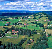 byar, drnarbilder, drnarfoto, Duvberg, flygbild, flygbilder, flygfoto, flygfoton, Hrjedalen, idyller, landskap, samhllen, sommar