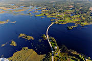 bron, Bye, drnarbilder, drnarfoto, E45, flygbild, flygbilder, flygfoto, flygfoton, Hammerdal, Hammerdalsbron, Hammerdalssjn, Jmtland, sommar