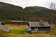bustuga, buvall, Bydalen, Drommen, Dromskran, fjll, fbod, fbodvall, Hglekardalen, hst, Jmtland, Oviksfjllen, stuga, stugor, timrad
