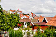 Bohuslän, Fiskebäckskil, hav, kust, kustby, samhällen, sommar, stugor