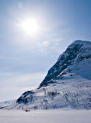 fjll, fjlltopp, Friningen, Jmtland, landskap, motljus, Sielkentjahke, vinter