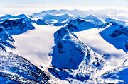 drnarbilder, drnarfoto, flygbild, flygbilder, flygfoto, flygfoton, glacir, glacirer, landskap, lappland, Ruopsoktjhkk, vinter, hpar, hpartjhkk, par