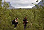Abisko, fjllvandrare, landskap, lappland, Lapporten, natur