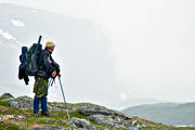 bra, dimma, fjllvandra, fjllvandrare, fjllvandring, nationalpark, nationalparker, Padjelanta, ryggsck, sommar, stavgng, vandring, ventyr